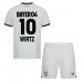 Maillot de foot Bayer Leverkusen Florian Wirtz #10 Extérieur vêtements enfant 2023-24 Manches Courtes (+ pantalon court)